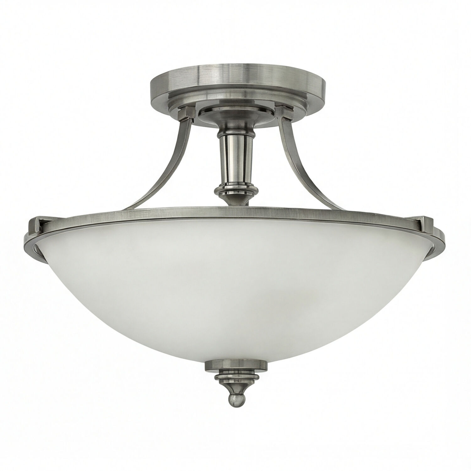 deckenleuchte_deckenlampe_leslane_3_flammig_nickel_antik_weiss_jugendstil_07 Deckenleuchte, Metall, Nickel, Weißes Glas, Halogen-/LED-Lampe