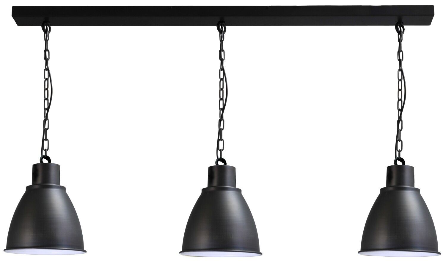 Grande lampe à suspendre Noir Métal Made in EU Premium
