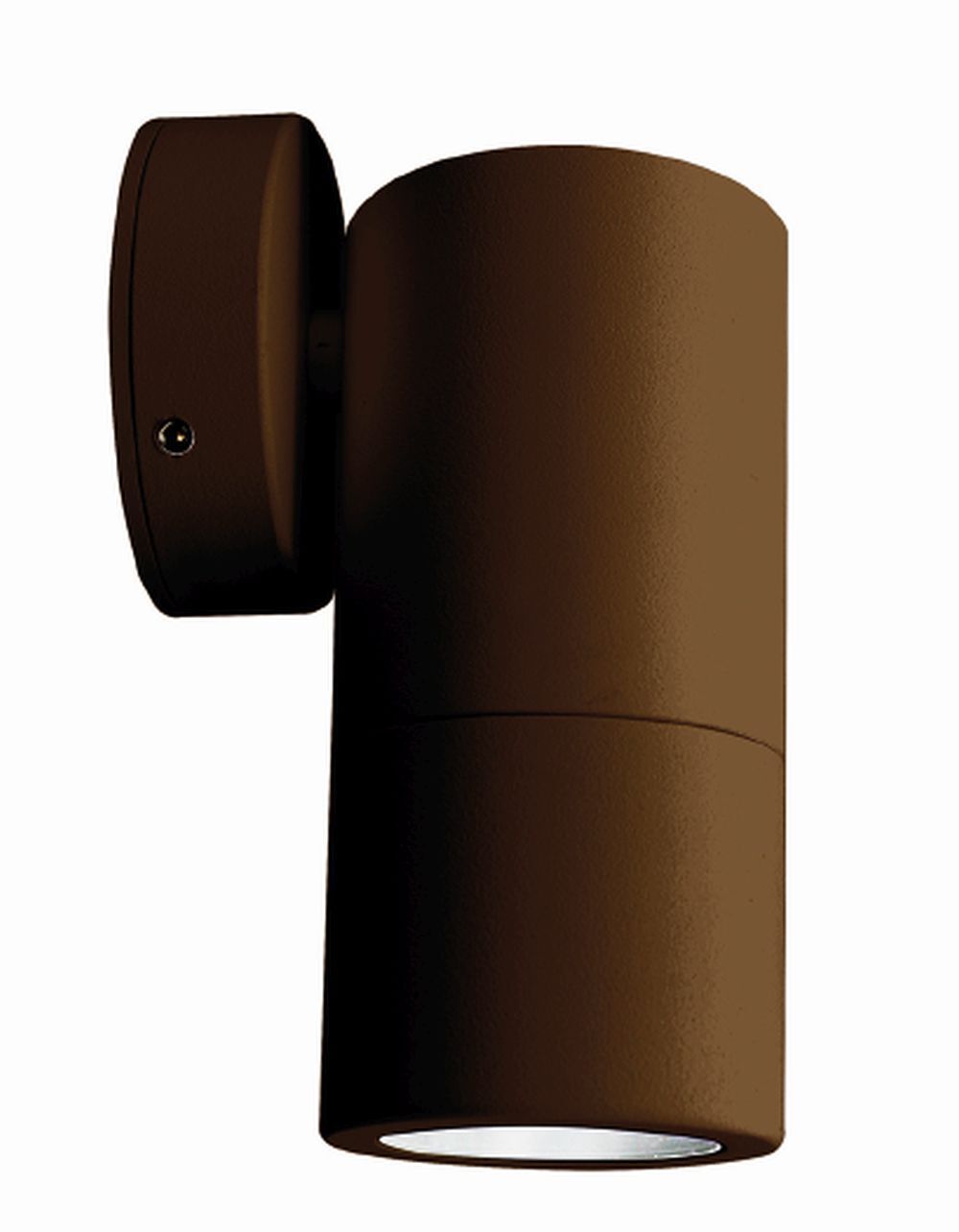 Lampe d'extérieur compacte mur IP54 aluminium E27 en brun