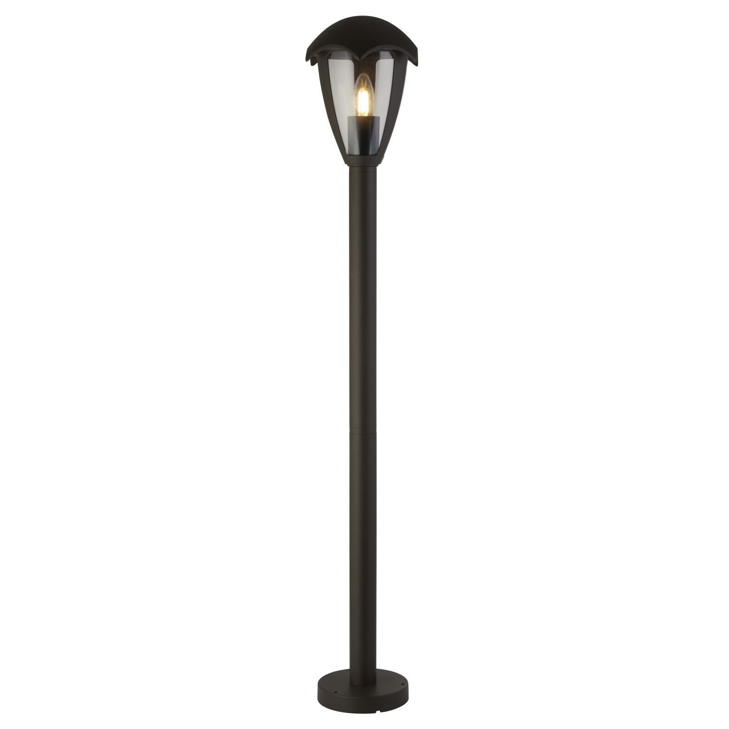 Lampadaire extérieur IP44 Anthracite E27 97 cm Aluminium