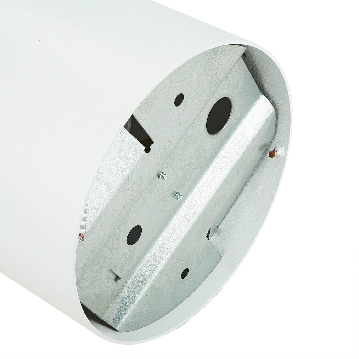 Spot de plafond rond en métal blanc or GU10 POINT Aluminium