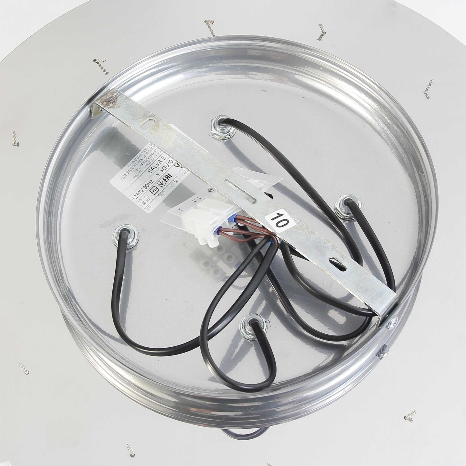 Lampe de salon moderne en cristal