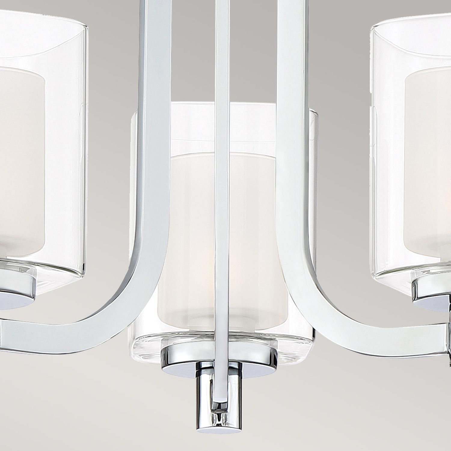 Applique LED salle de bain métal verre L : 53,3 cm IP44 3000 K