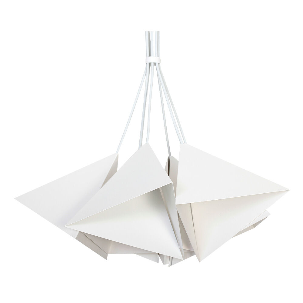 Suspension moderne blanche