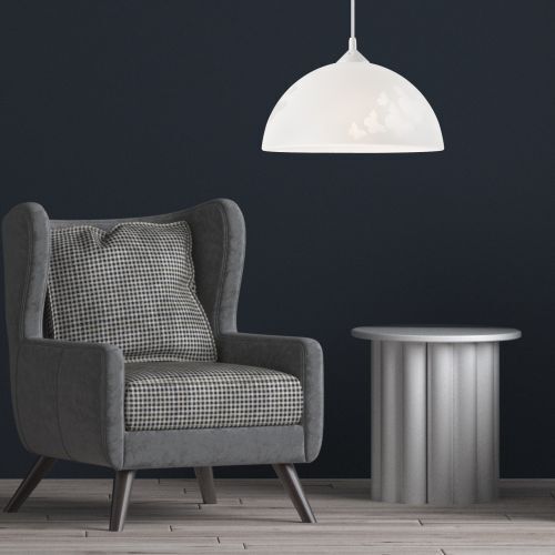 Suspension Table à manger Gris Verre Salon Lampe