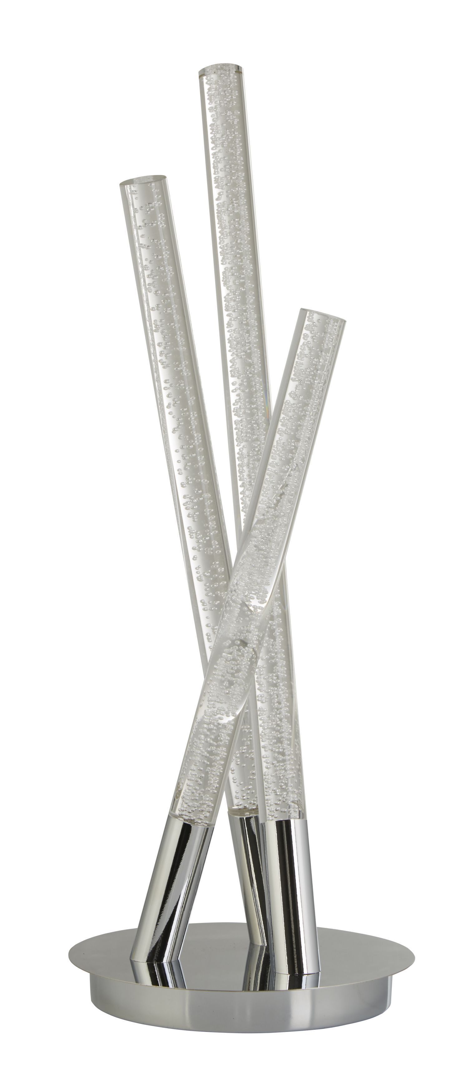 Lampe de table LED en chrome 43 cm 192 lm 3000 K blanc chaud