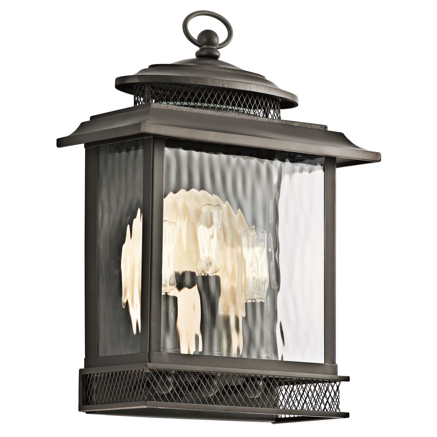Lampe murale extérieure IP44 Rustique Vintage en bronze antique