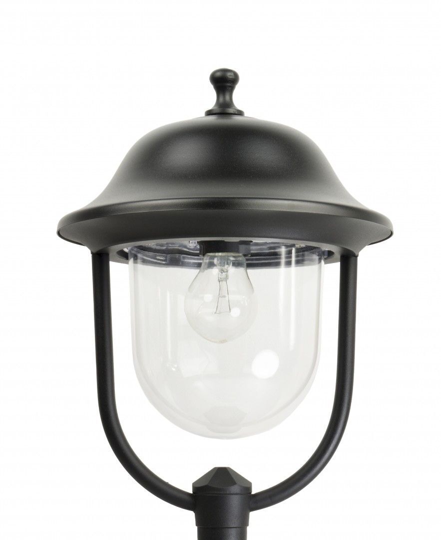 Lampe d'allée 167cm Rustique E27 IP43 Noir