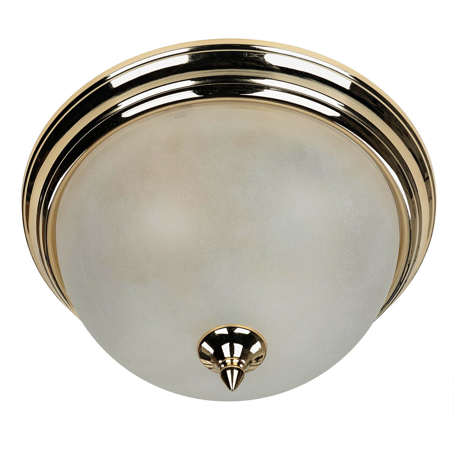 Plafonnier Antique en laiton Crème Salon