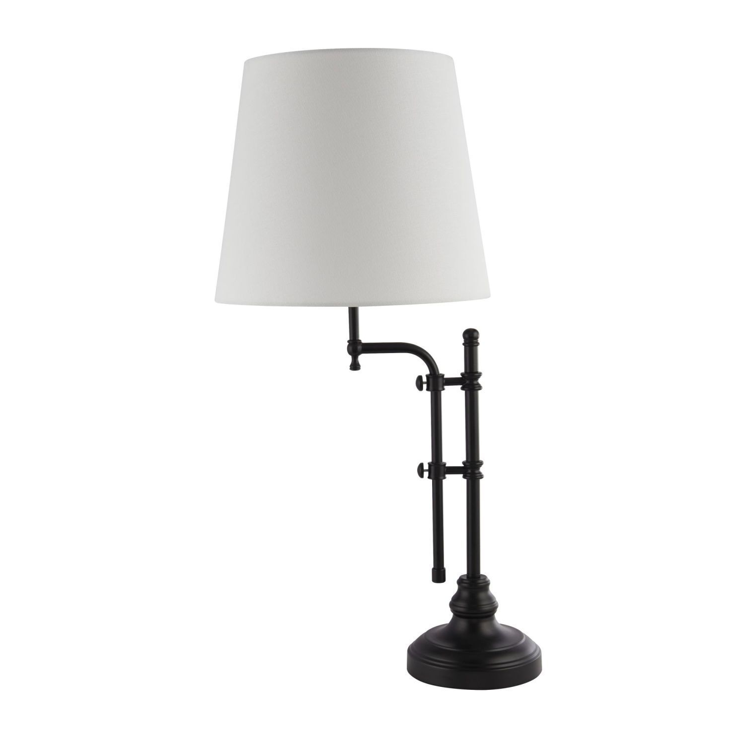 Lampe de table Rustique 67-77 cm réglable Tissu Métal E27