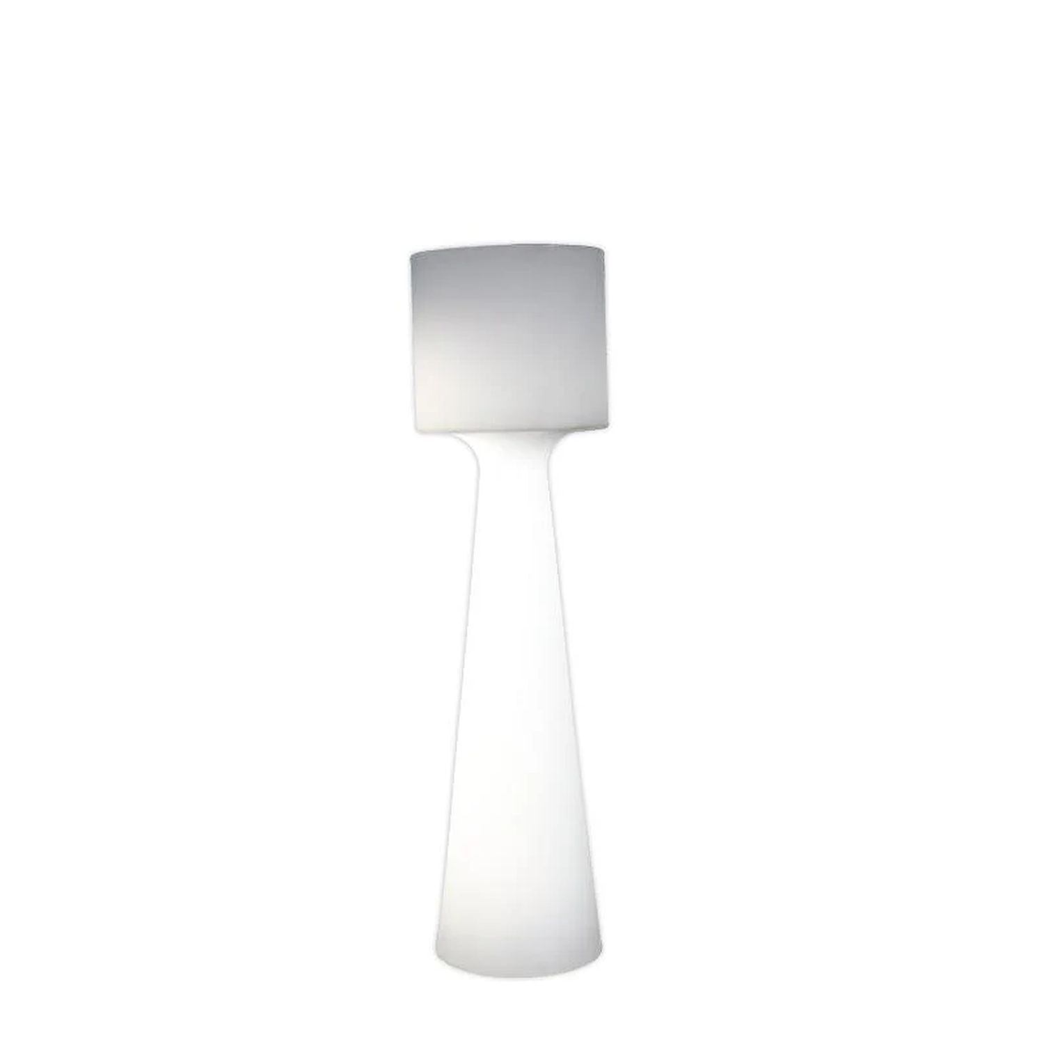 Lampadaire LED extérieur Batterie Variateur de couleurs RGBW IP65 170 cm Lampe