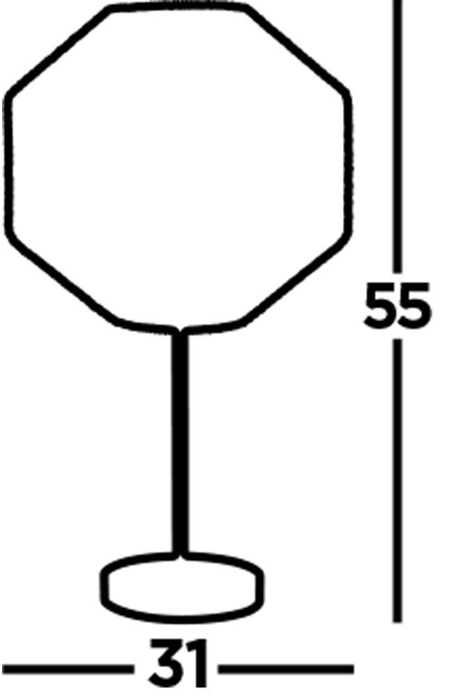 Lampe de table Noir 55 cm Ø 30,5 cm Cordon Abat-jour E27Moderne Lampe de table Noir 55 cm Ø 30,5 cm Cordon Abat-jour E27Moderne