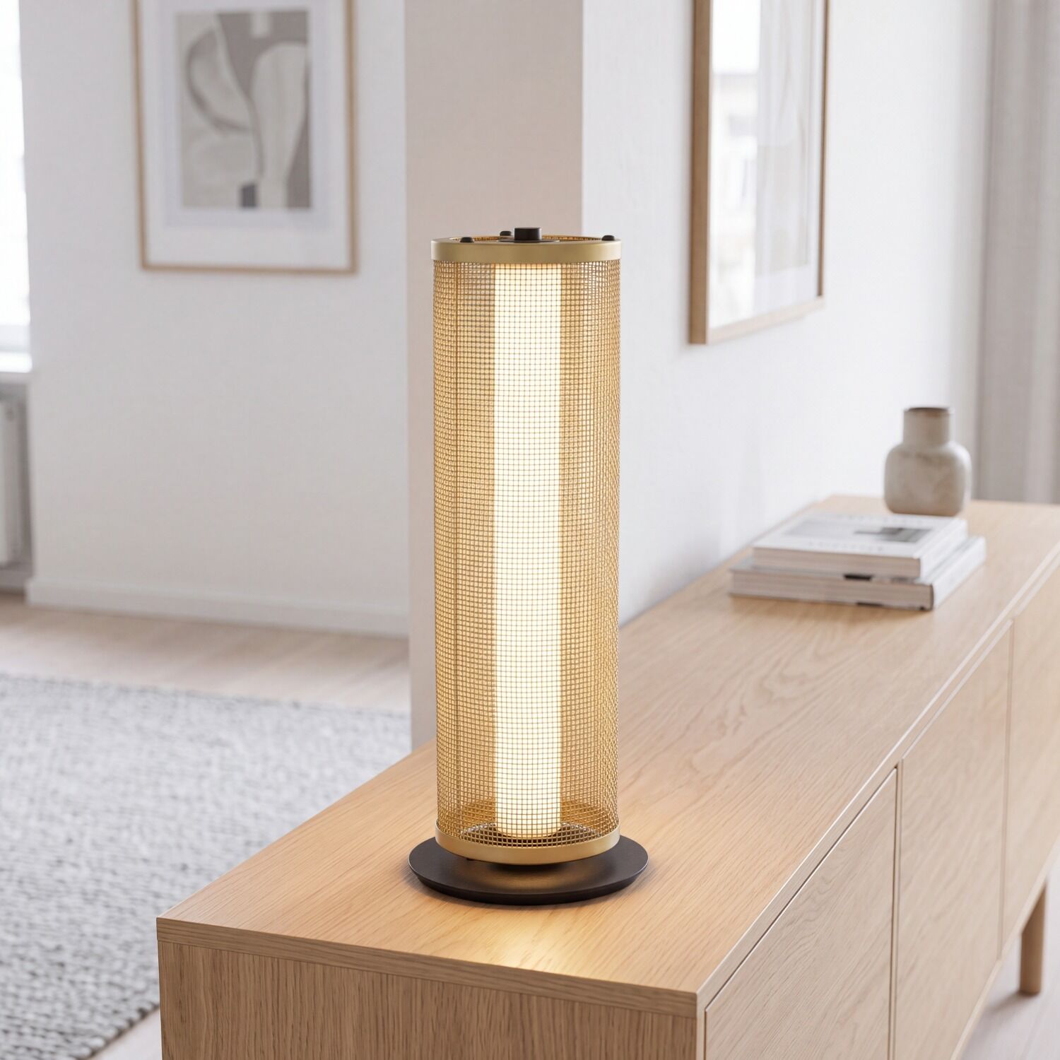 led-lampen-tischleuchte-mit-schirm-led-tischlampe-ellissia-1x-led-mit-12w-leuchtmittel-inklusive-schwarz-gold-dimmbar-le120983-06-00.jpg Stehlampe, Holzsideboard, Tischlampe, Mesh-Lampe, Keramikvase