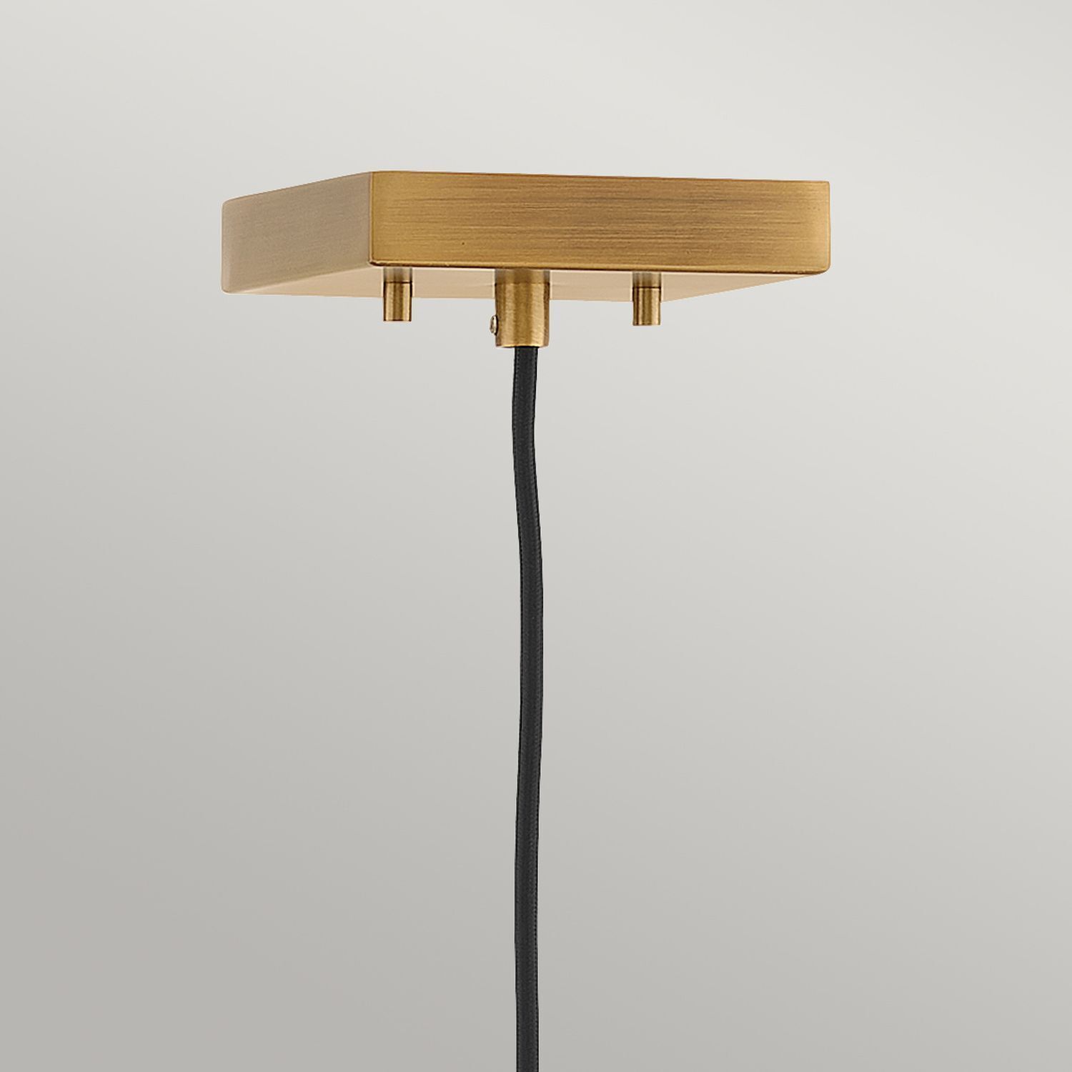 Lampe à suspendre bronze brossé L : 17,8 cm H : max. 2 m E27