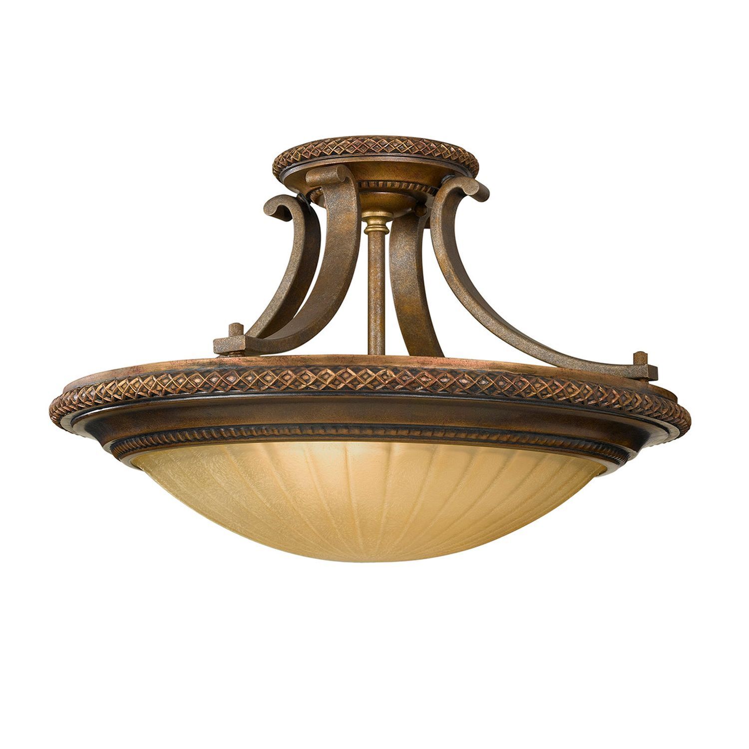 Plafonnier ANABELL 5 Bronze Ø46cm Lampe design