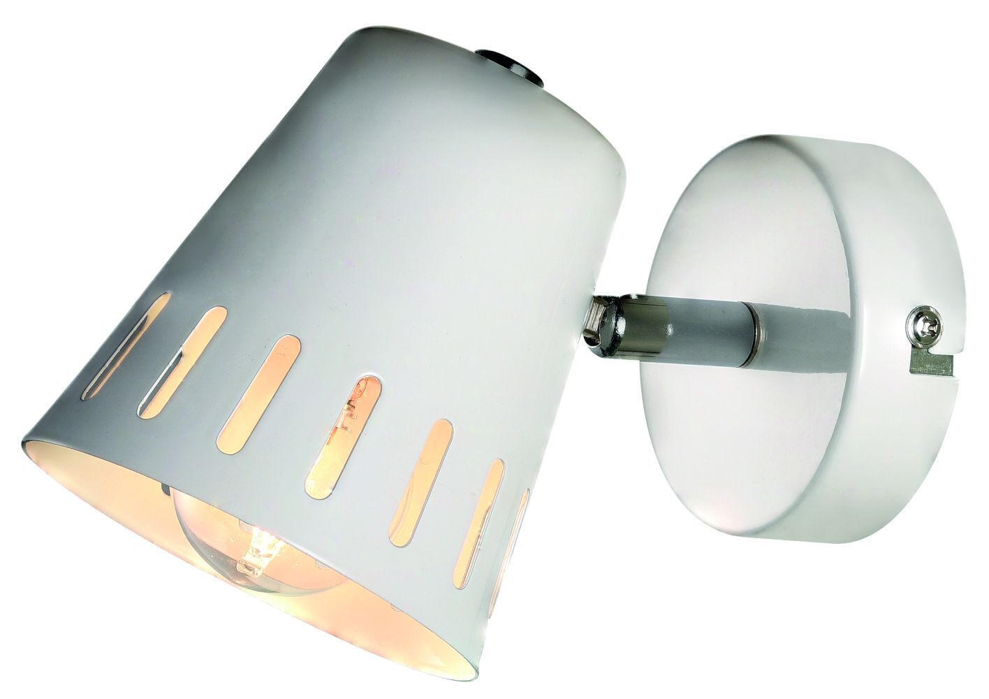 Blanc Spot métal rond Moderne SELENA Lampe