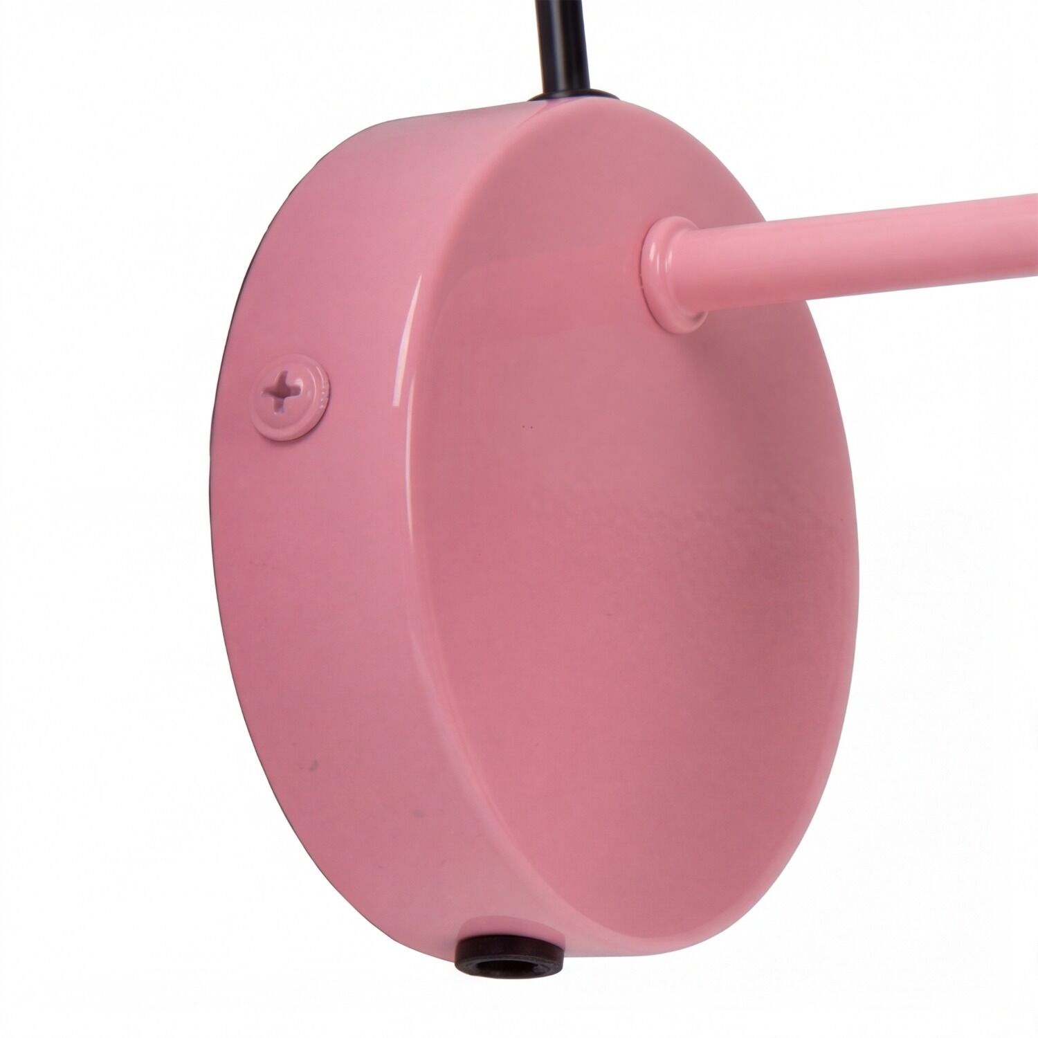 le128992-deckenstrahler-bad-kinderzimmer-wohnzimmer-innen-metall-e27-ip20-06 pink, runde Basis, Schraube, Stiel, Kunststoffgriff