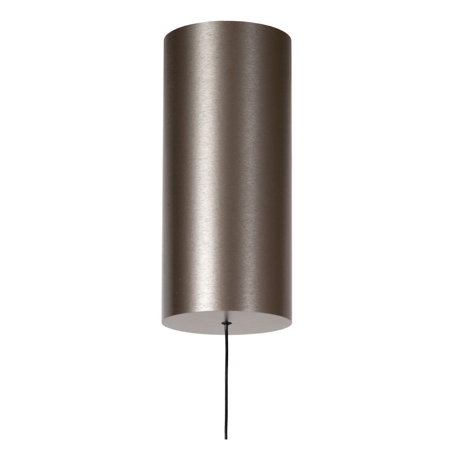 LED Hängelampe Aluminium Grau B:60 cm 2700 K edel pendant, ceiling, lampshade, metallic, braun