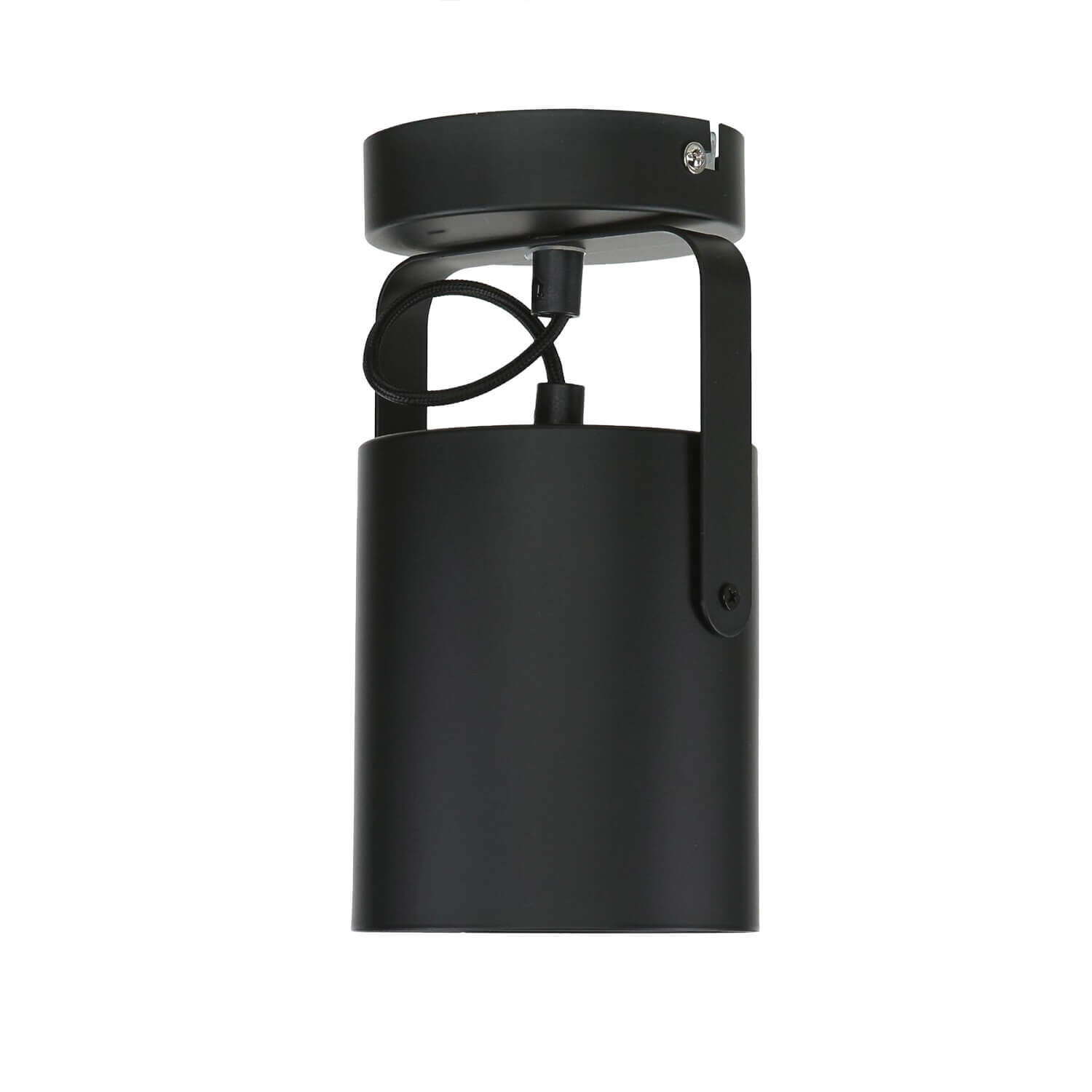 Strahler Decke Schwarz E27 Elektrisches Gerät, Mikrofon, Zylinder