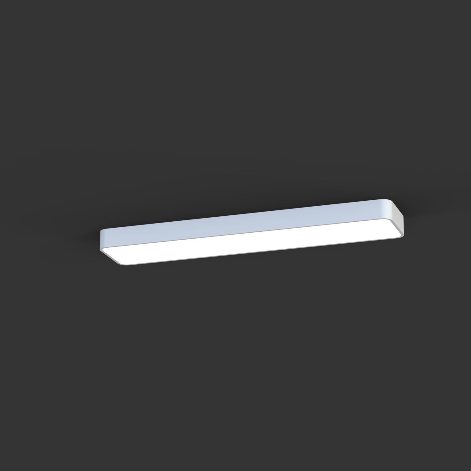 Plafonnier blanc 93,5 cm de long incl. LED T8 3000 K 2300 lm