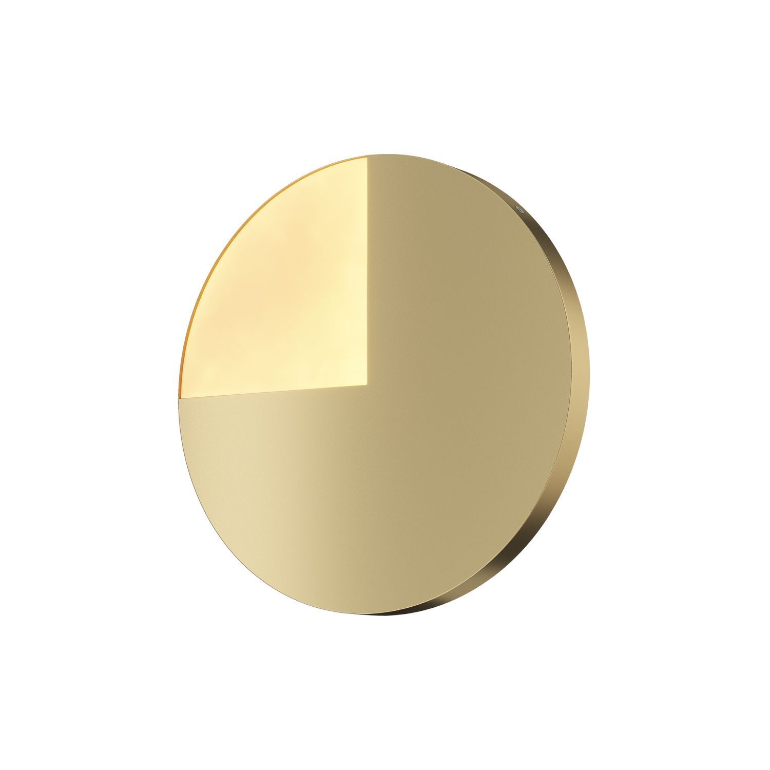 Applique LED aluminium Ø 44,8 cm ronde en laiton