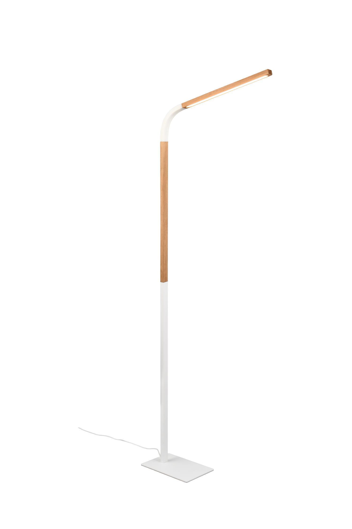 Lampadaire LED ajustable métal blanc 1400 lm