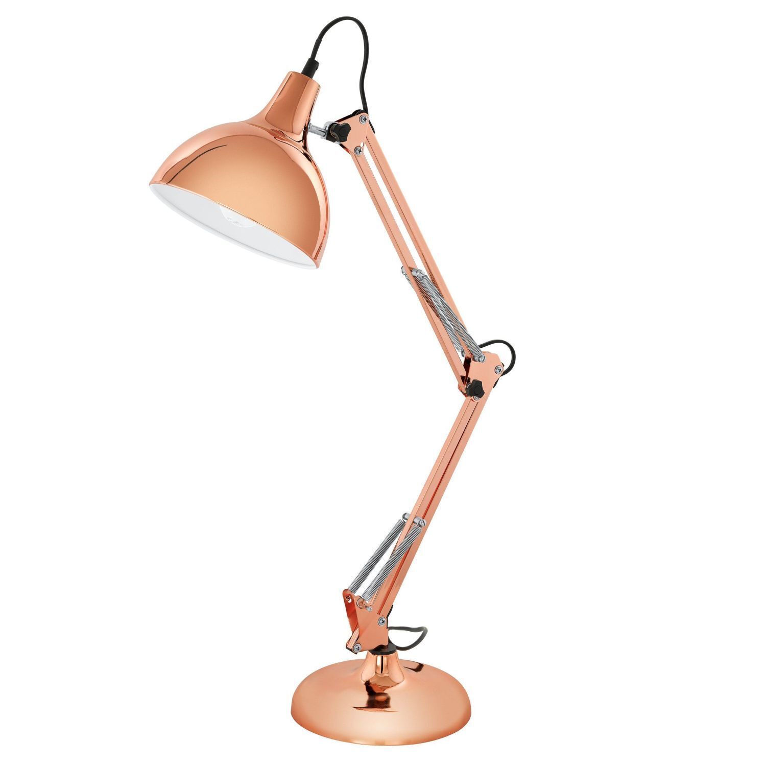 Extraordinaire lampe de table Borgillio cuivre