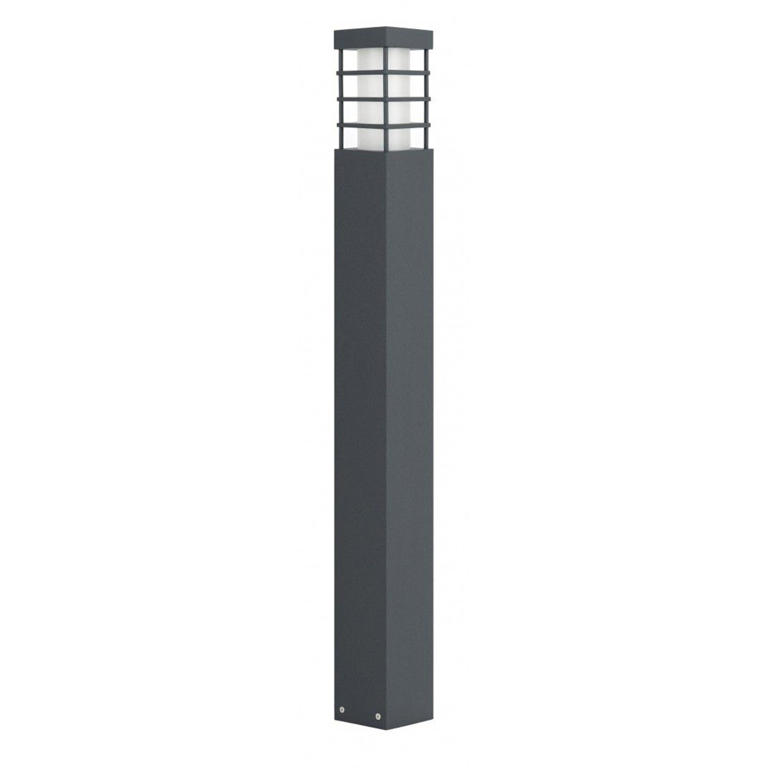 Lampe d'allée Anthracite carrée 75 cm IP54 E27 Moderne