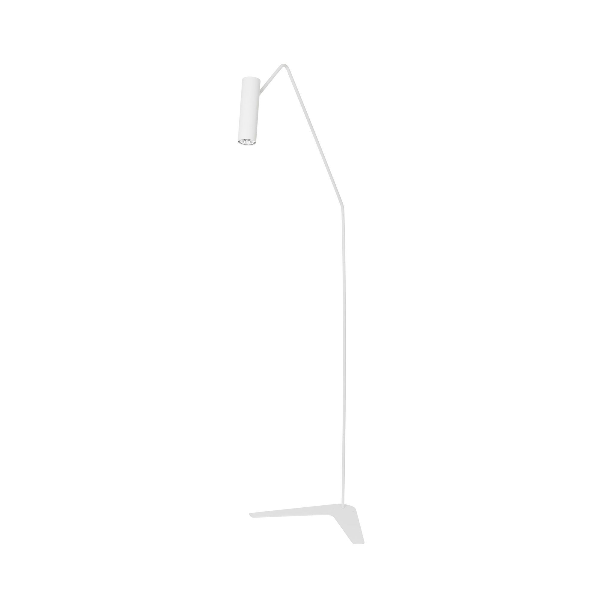 Stehlampe, LED-Lampe, weiß, Steckfuß, low-profile