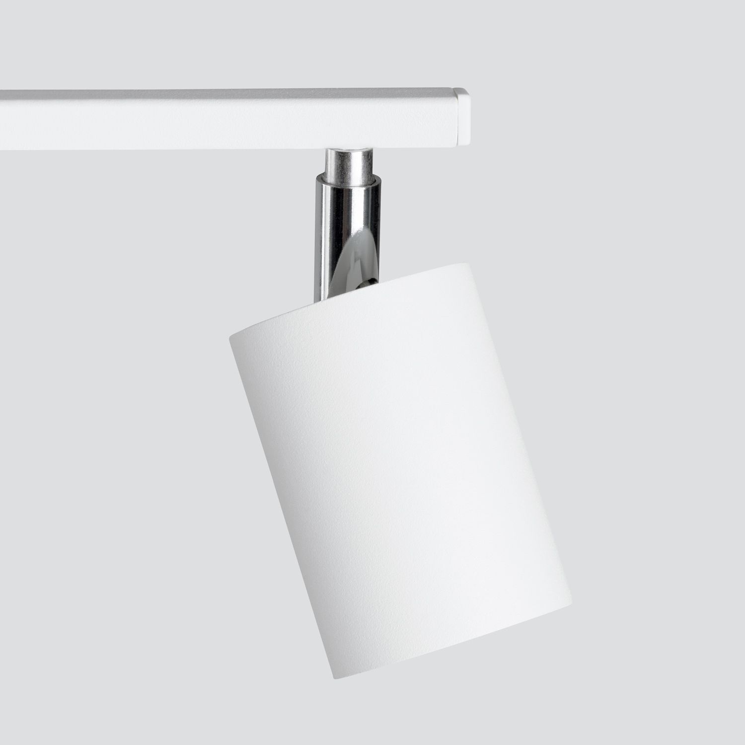 Spot Spot blanc métal allongé 2 flammes 26 cm GU10