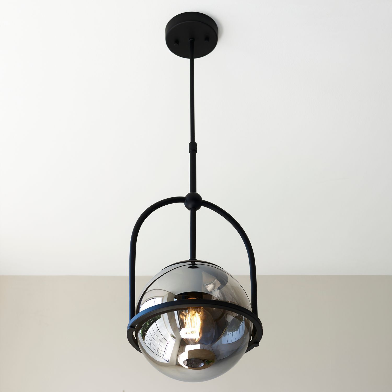 Plafonnier Boule Abat-jour rond Ø 27,5 cm réglable en hauteur