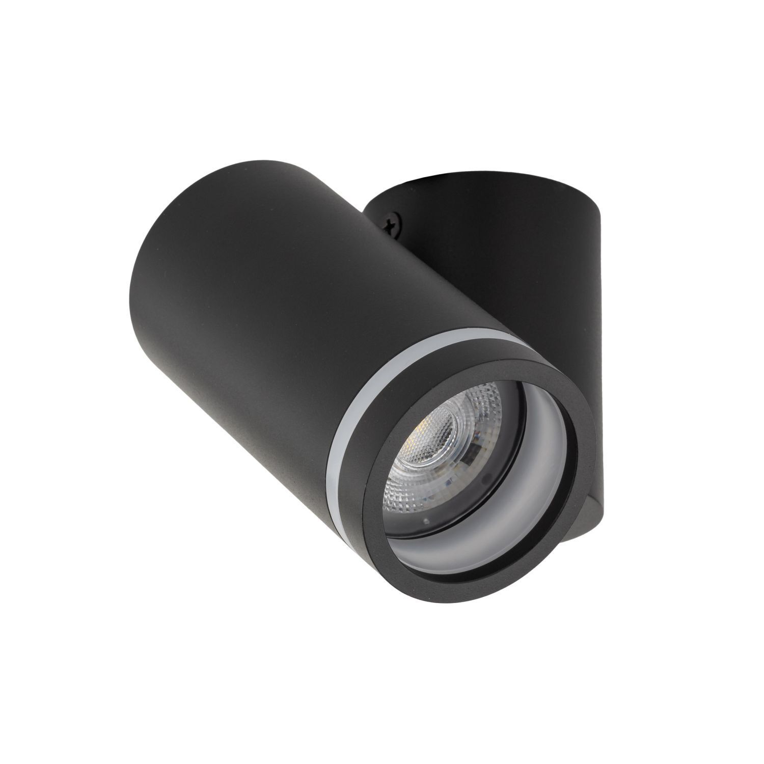 Spot mural noir H : max. 13,5 cm GU10 métal CARSON