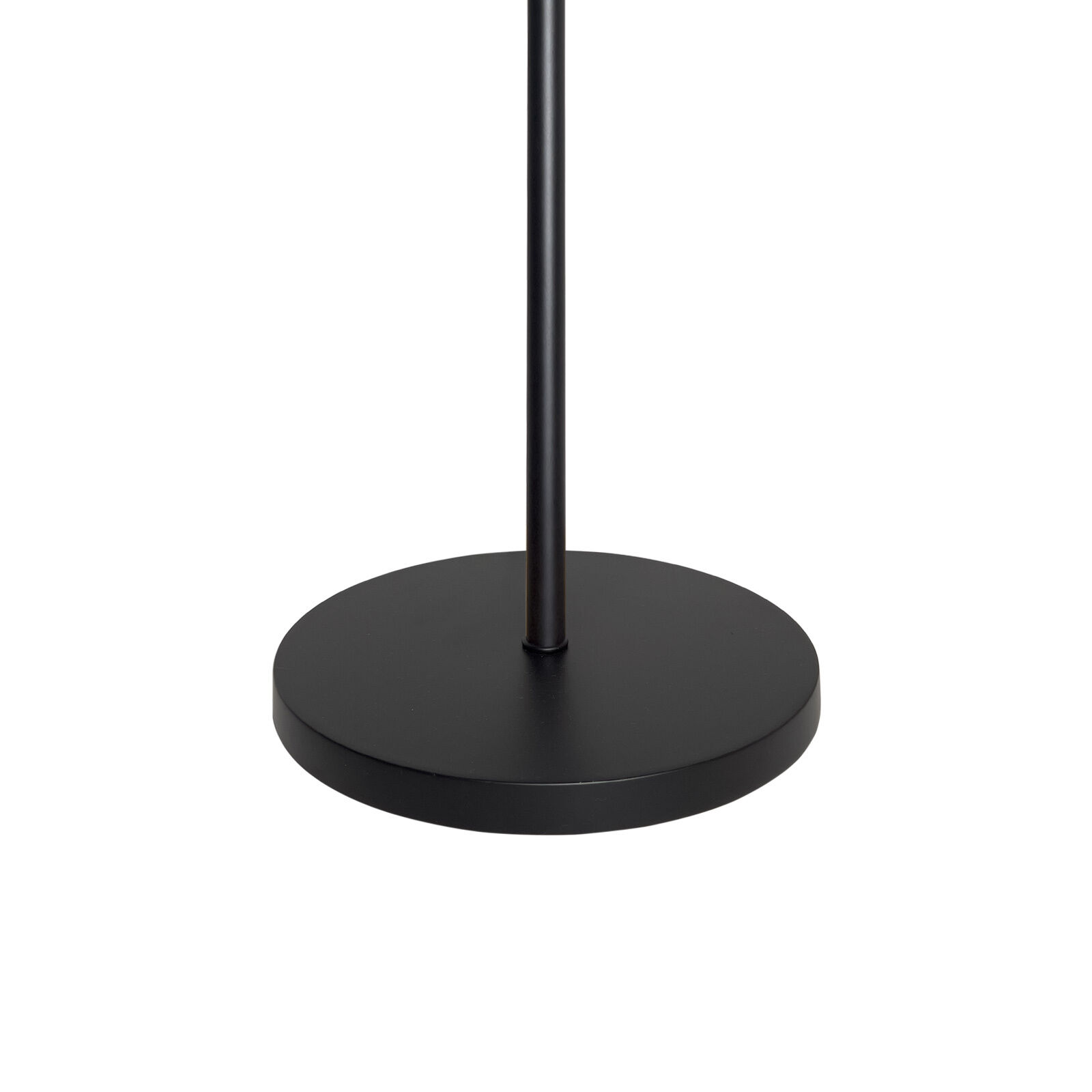 Lampadaire petit 148,5 cm laiton fer en noir or