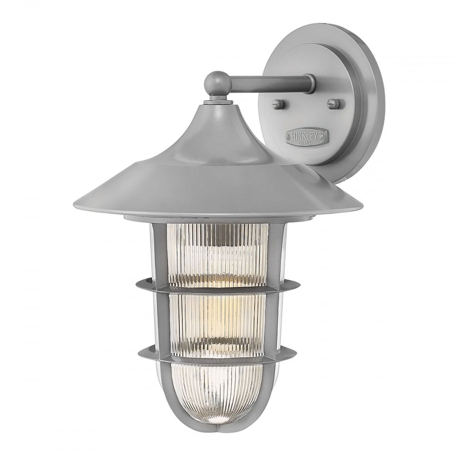 Lampe d'extérieur maritime Gris IP44 E27 Maison Cour EVAN