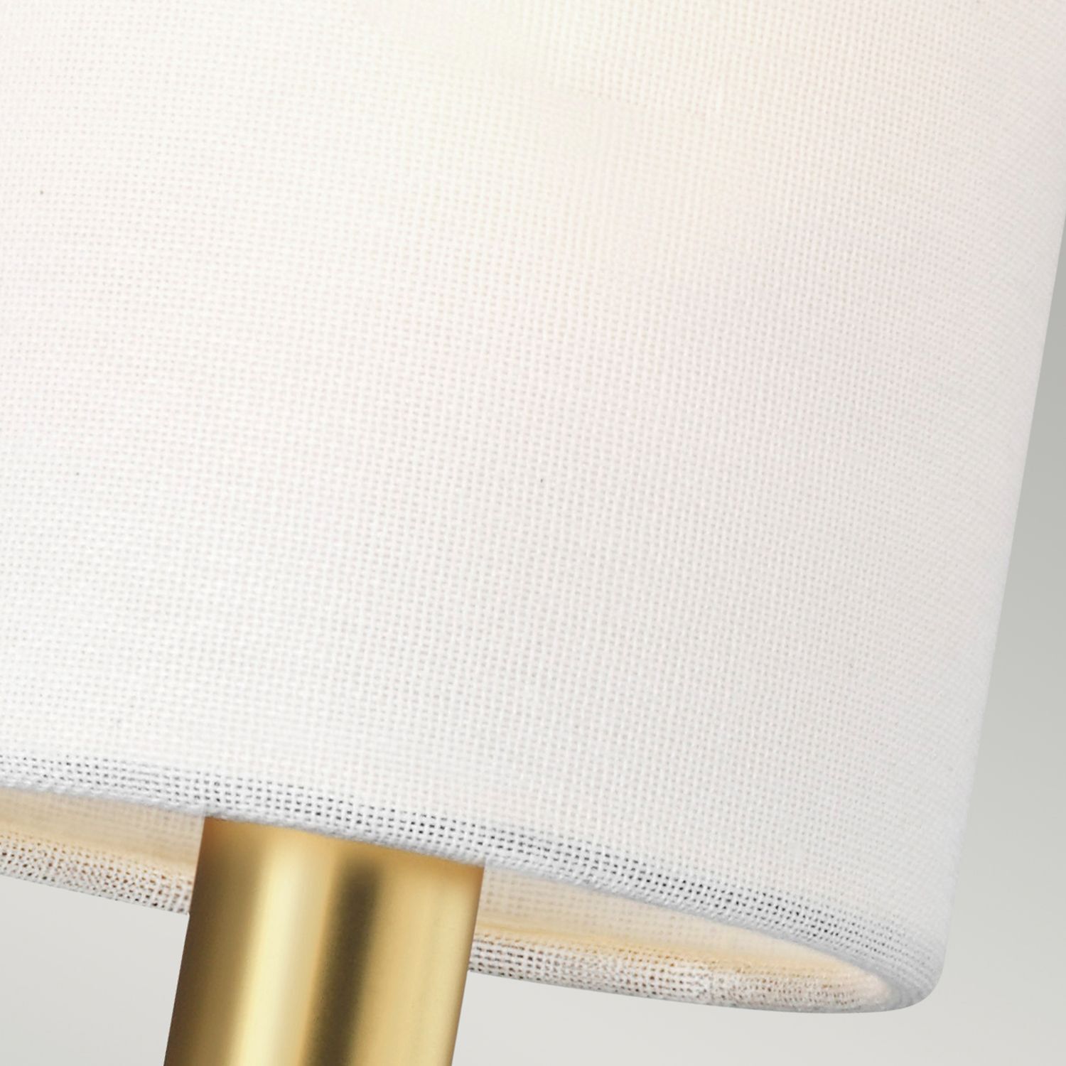lampe, Stoff, weiße Schirm, goldenes Bein, Textur