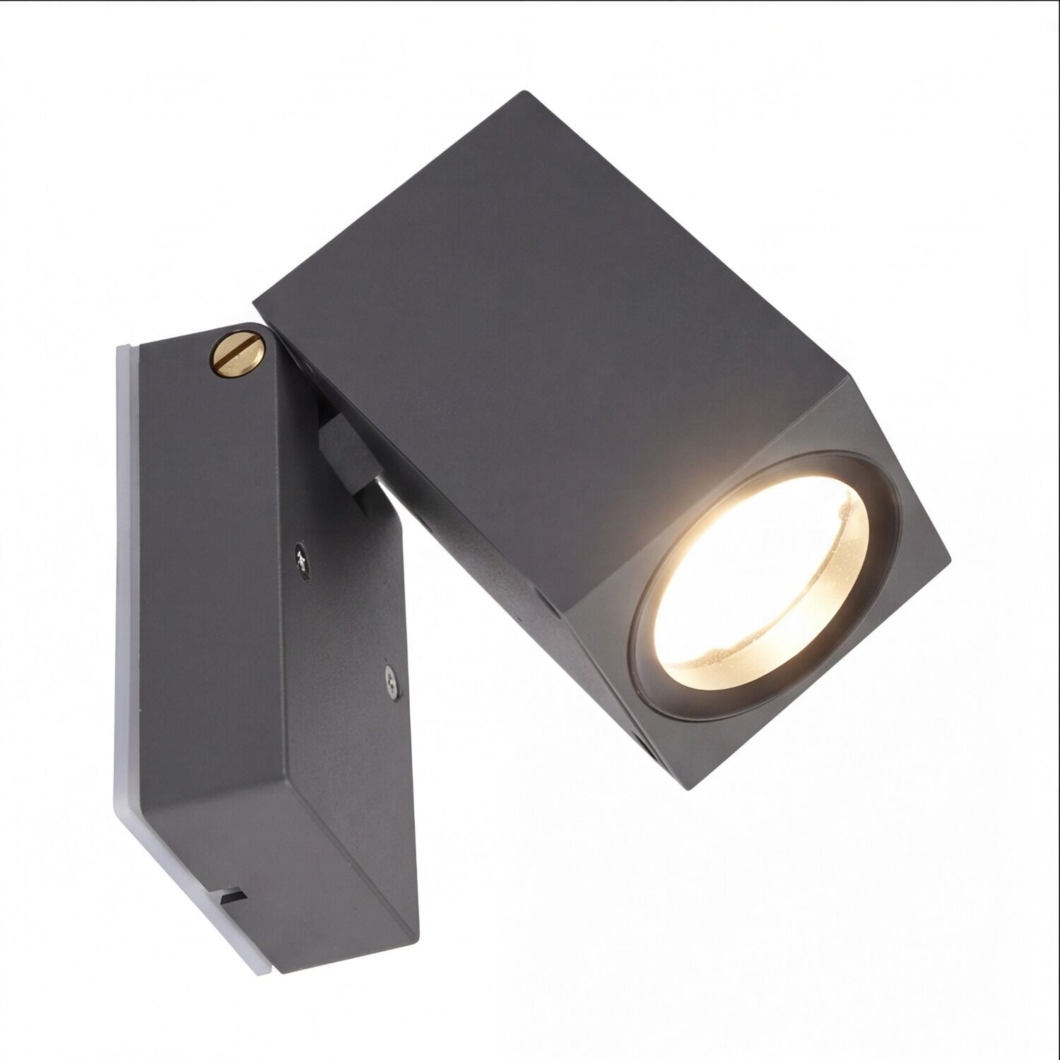 le51479-wandlampe-terrasse-garten-aussen-metall-messing-modern-ip44-verstellbar-neigbar-grau-gold-03 Spotlight, Wandstrahler, Wandleuchte, Schwenkbar, Metall