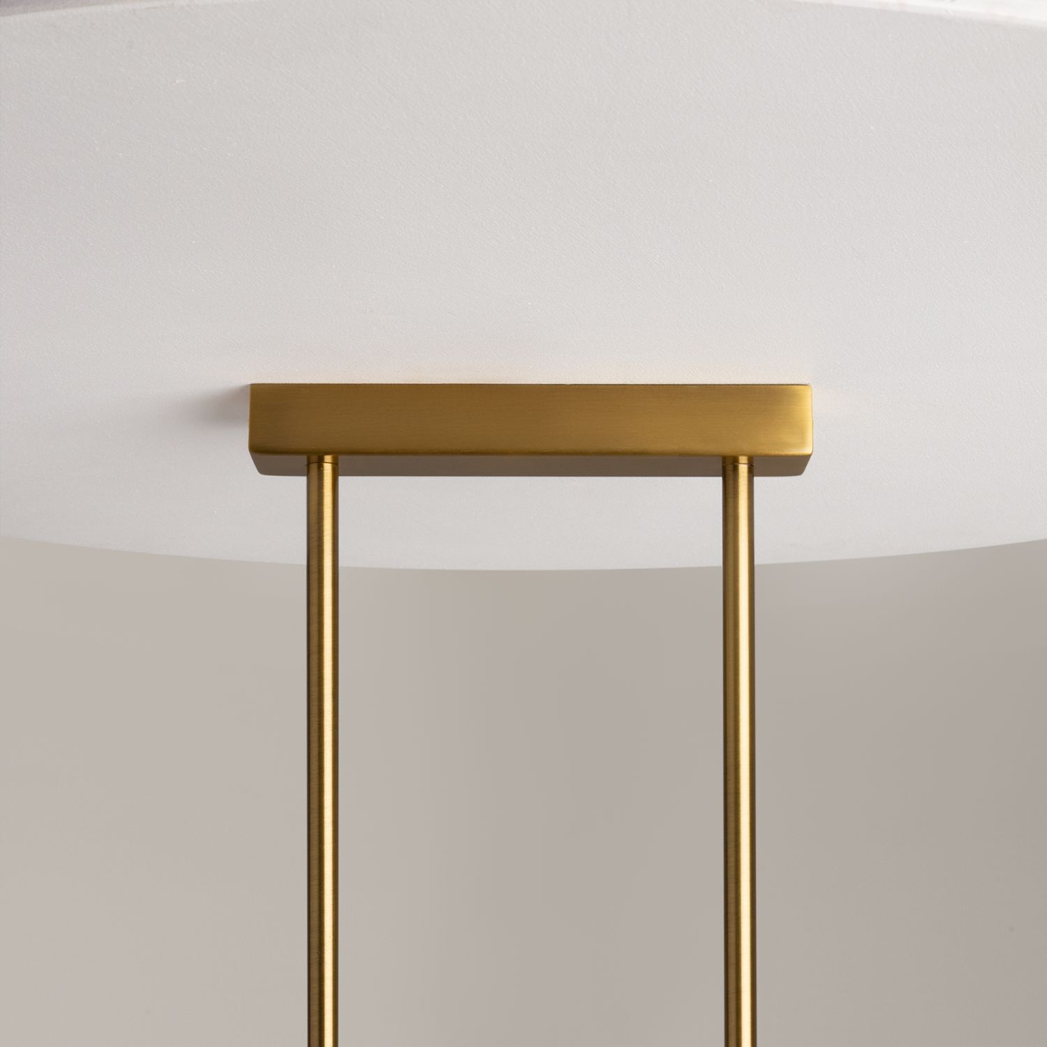 Suspension verre métal G9 H : max. 84,4 cm en laiton Handlauf