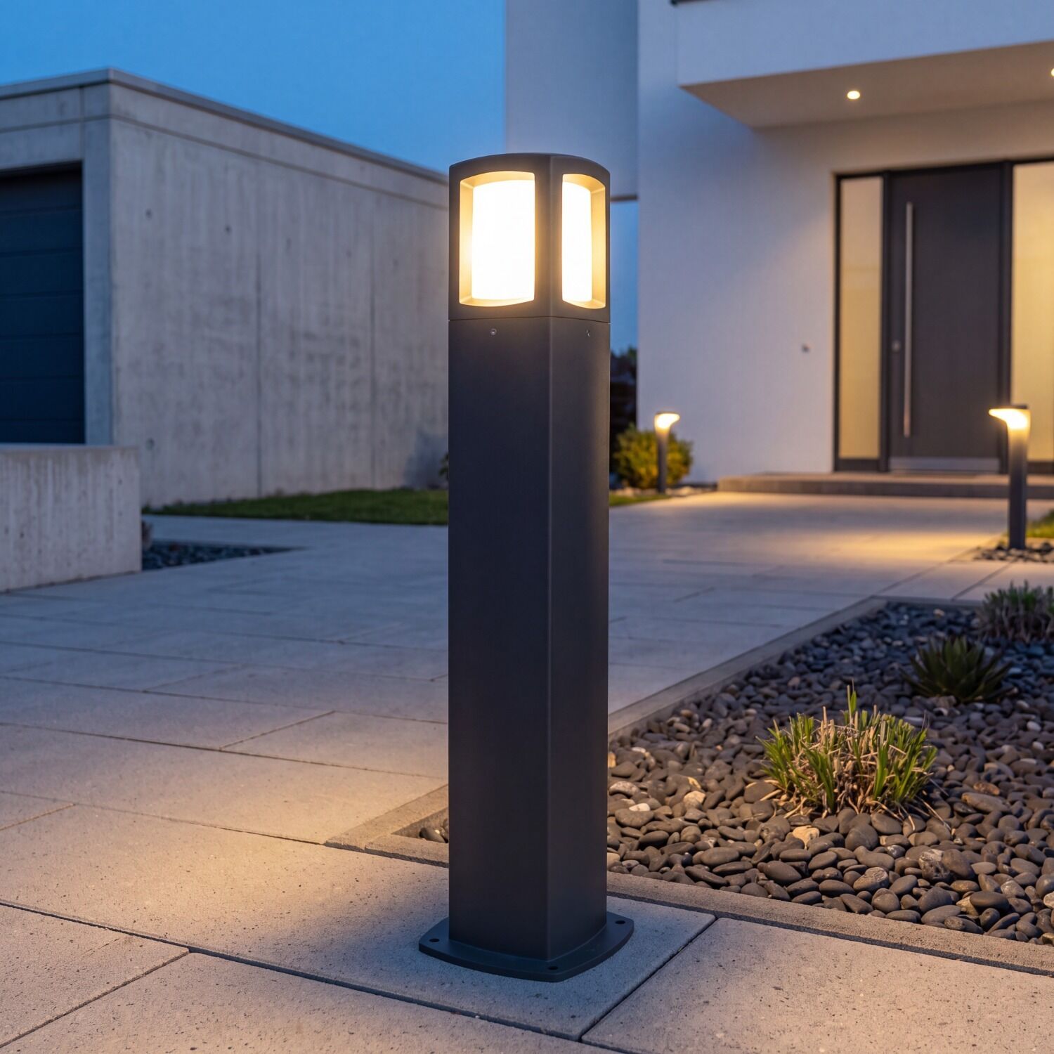 Außenleuchte, Gartenlampe, LED-Lampe, Standleuchte, Wegleuchte