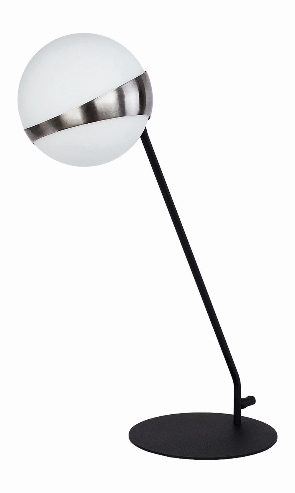 Lampe de table moderne boule en verre 50cm table de nuit