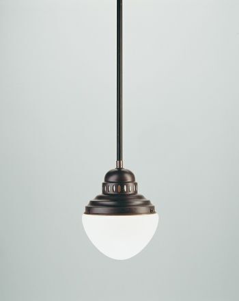 Accueillant luminaire suspendu verre antique laiton Ø18 cm E27