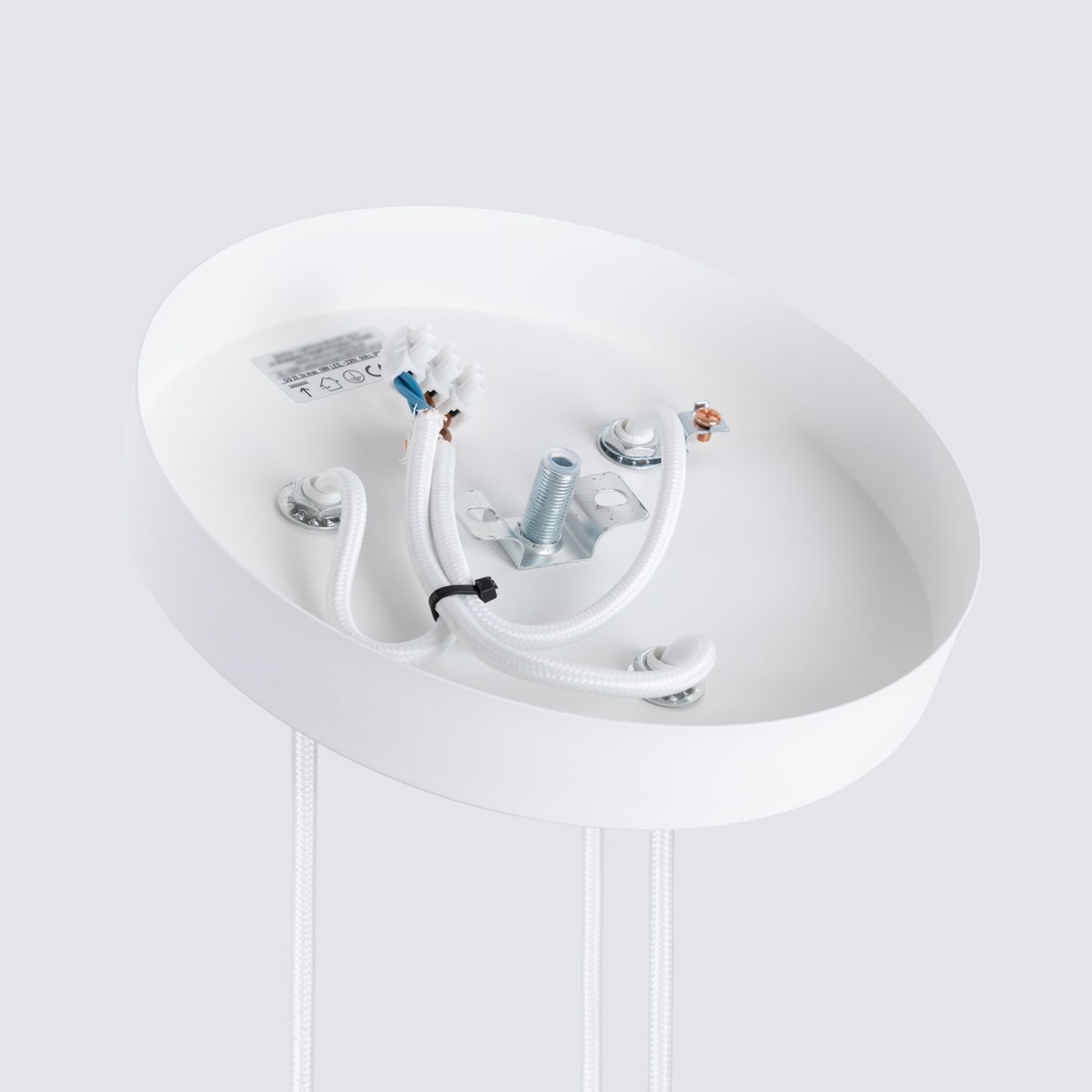 Hängeleuchte 3-flammig GU10 Modern B: 19,5 cm Weiß BERTA Becken