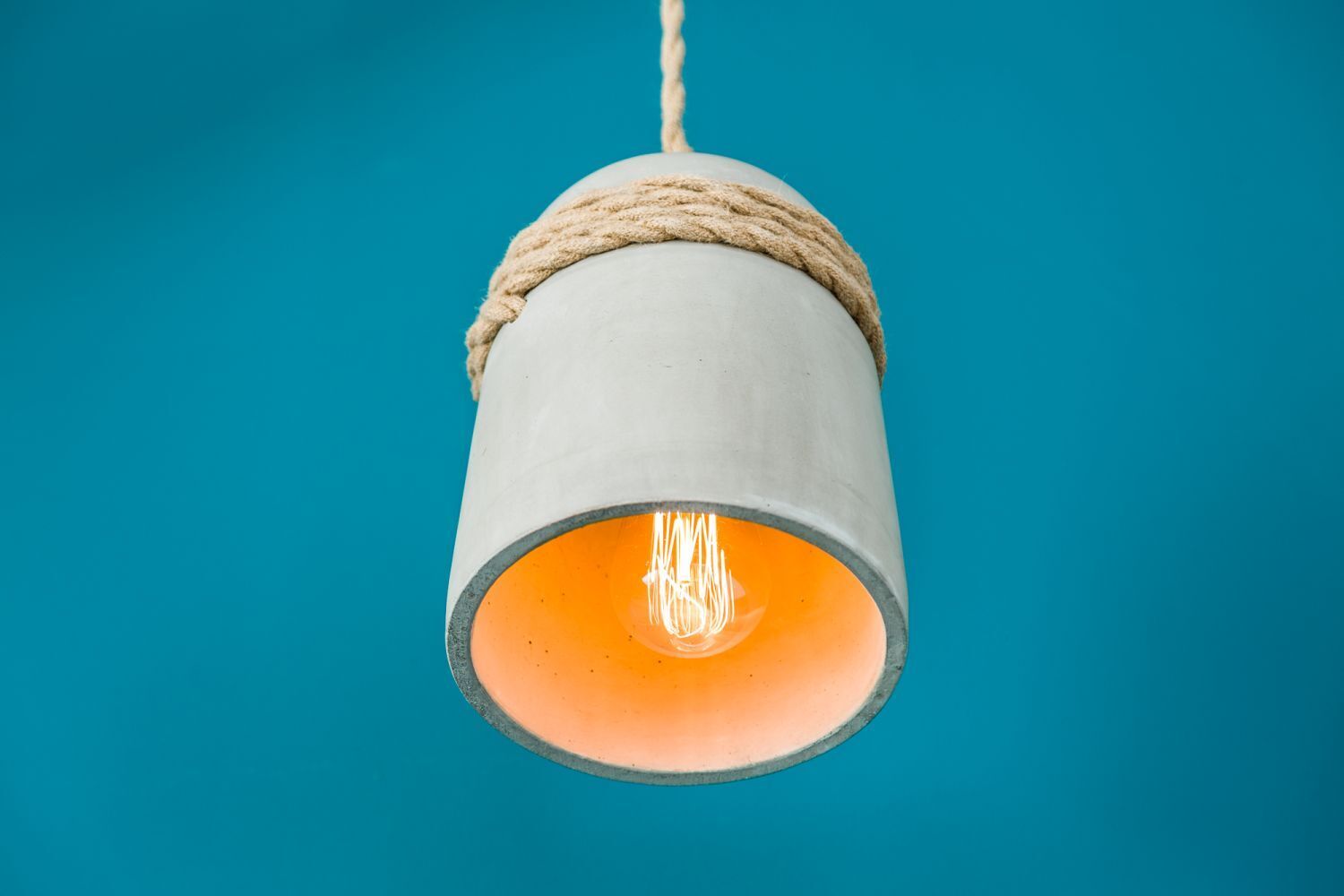 Suspension béton Ø18cm salle à manger salon Suspension béton Ø18cm salle à manger salon