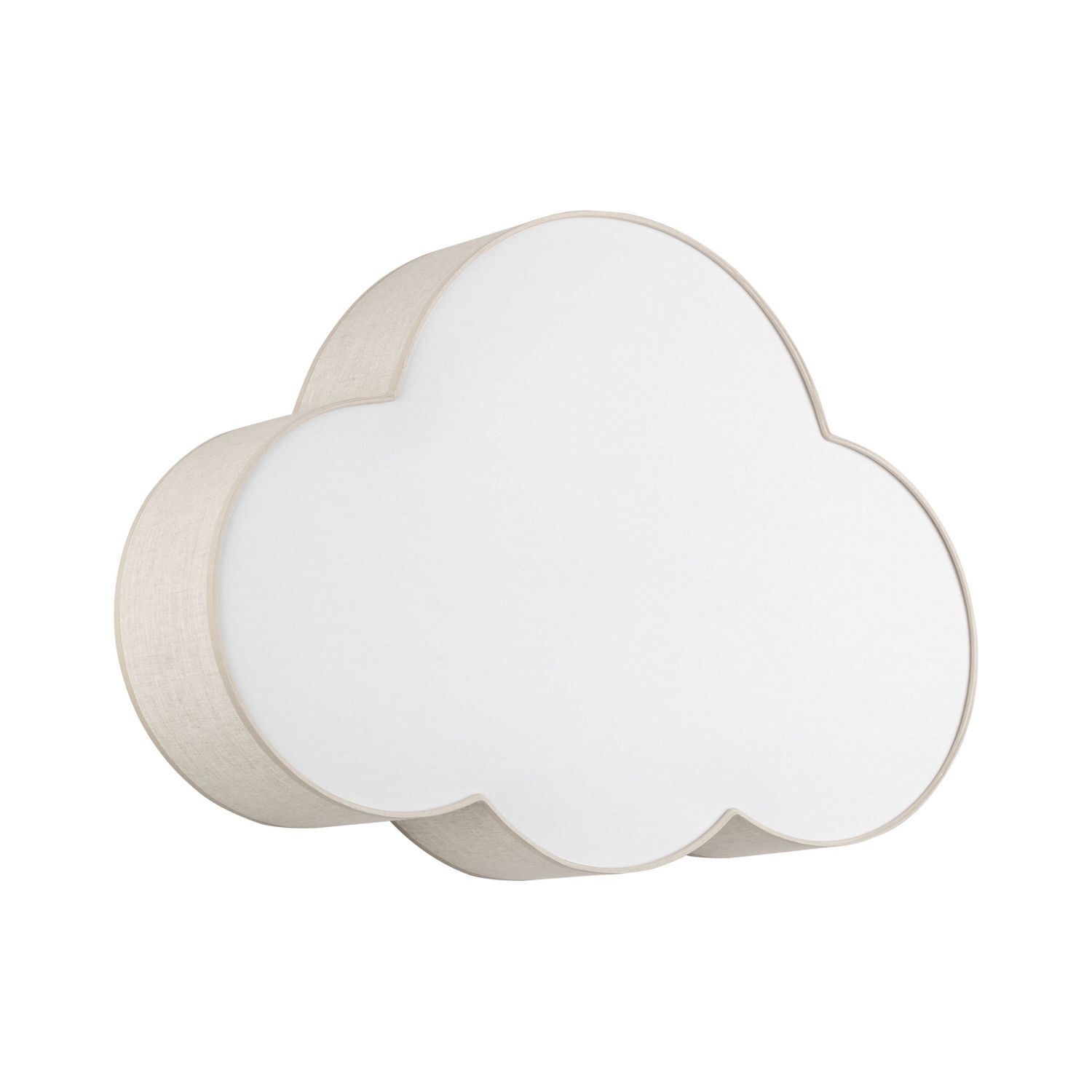 kinder-deckenlampe-kinderzimmerlampe-badlampe-wolki-4x-e27-bis-15w-weiss-beige-fuer-kinder-metall-leinen-le107690-02 Wolke, Wanddekoration, Beleuchtungszubehör, Cremefarbe, Weiß/Weißton