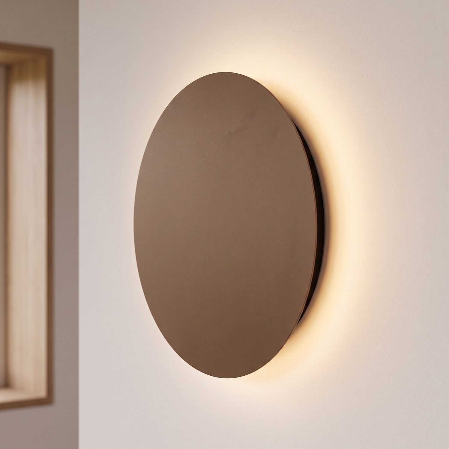 Wandlampe, Rund, Wandleuchte, LED-Beleuchtung, Hintergrundlicht