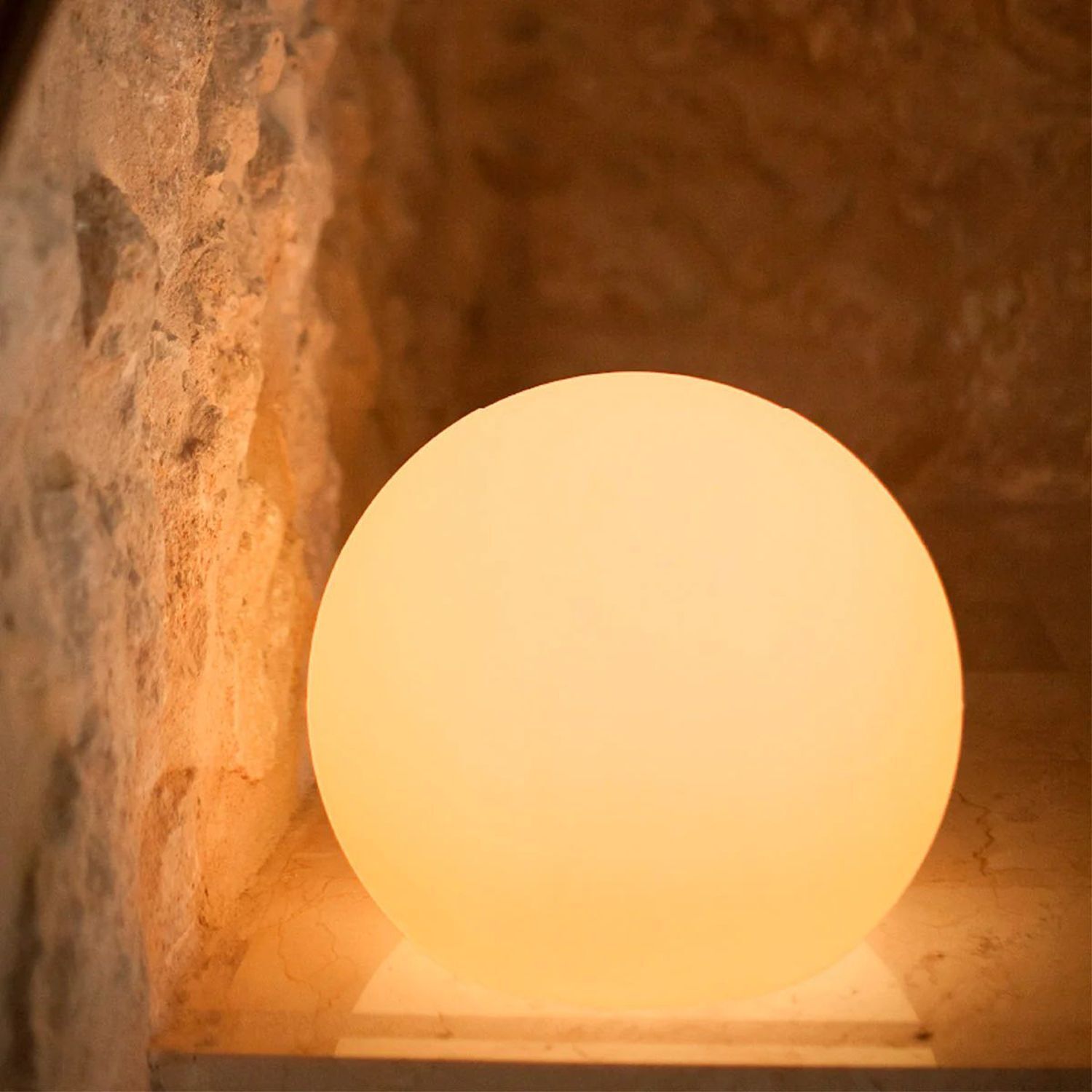 Lampe boule extérieure Ø 40 cm incl. LED E27 2700 K câble interrupteur Lampe, Kugel