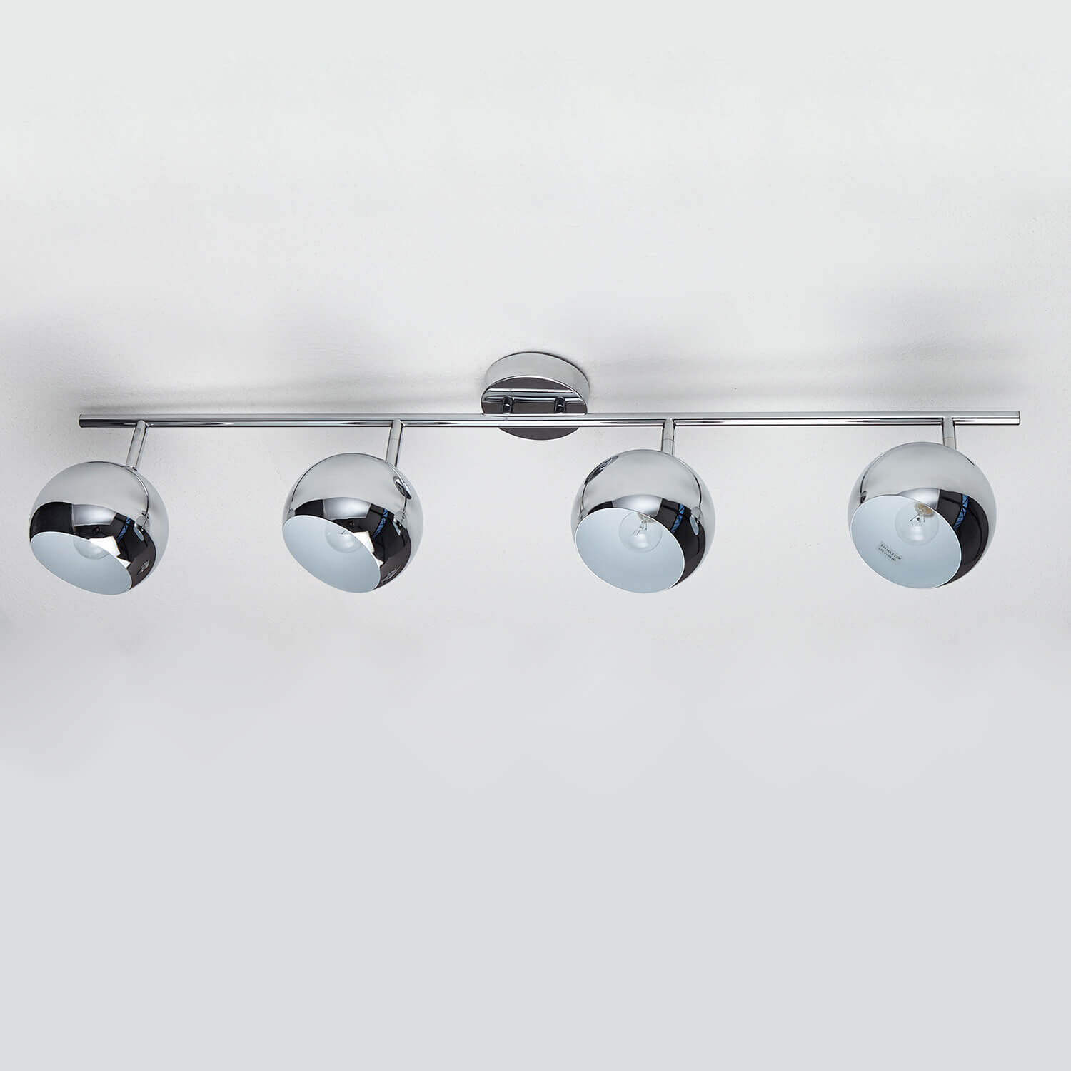 Spot de plafond stylé Chrome Rétro long E14 Beleuchtung, Leuchte