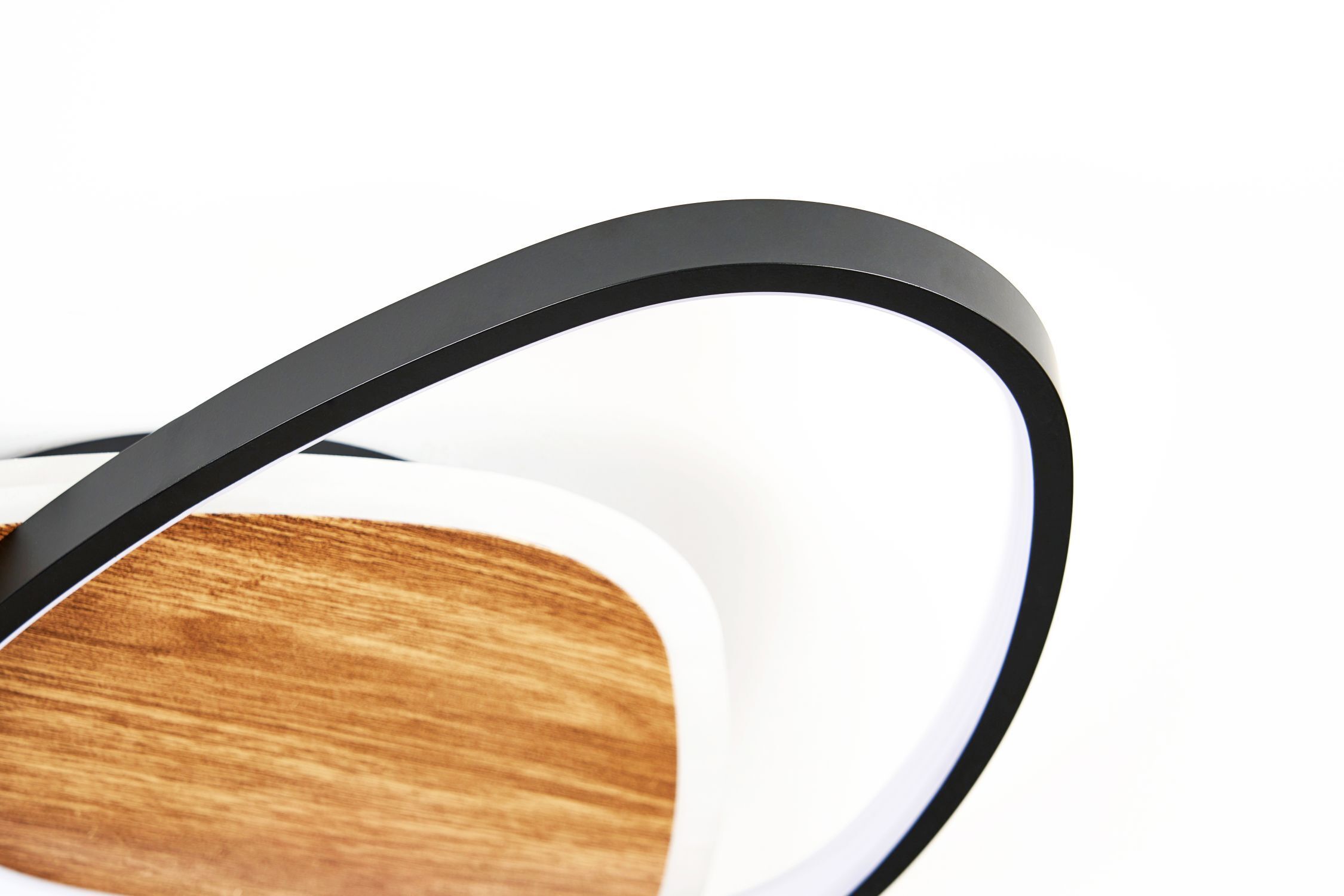 Lampe, Licht, Holz, Metall, Gegliedert