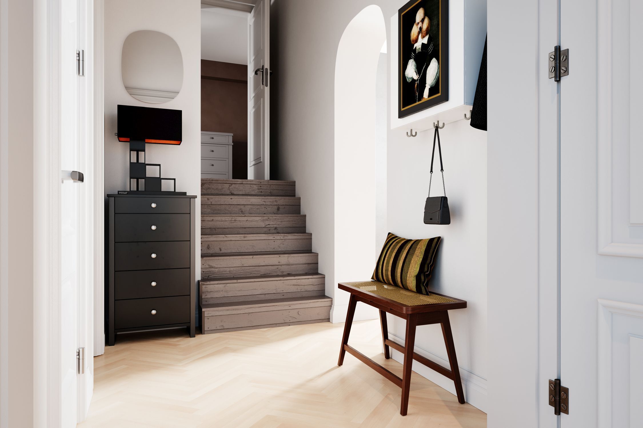 Drinnen, Innenarchitektur, Treppe, Inneneinrichtung, Mobiliar