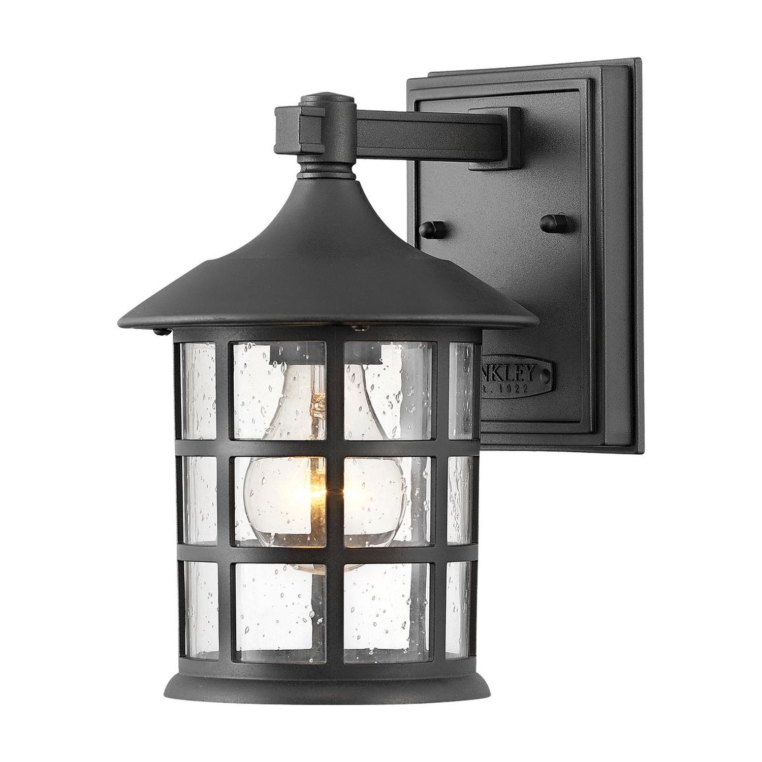 Lampe d'extérieur murale E27 IP44 H : 23,8 cm Noir LOUTH