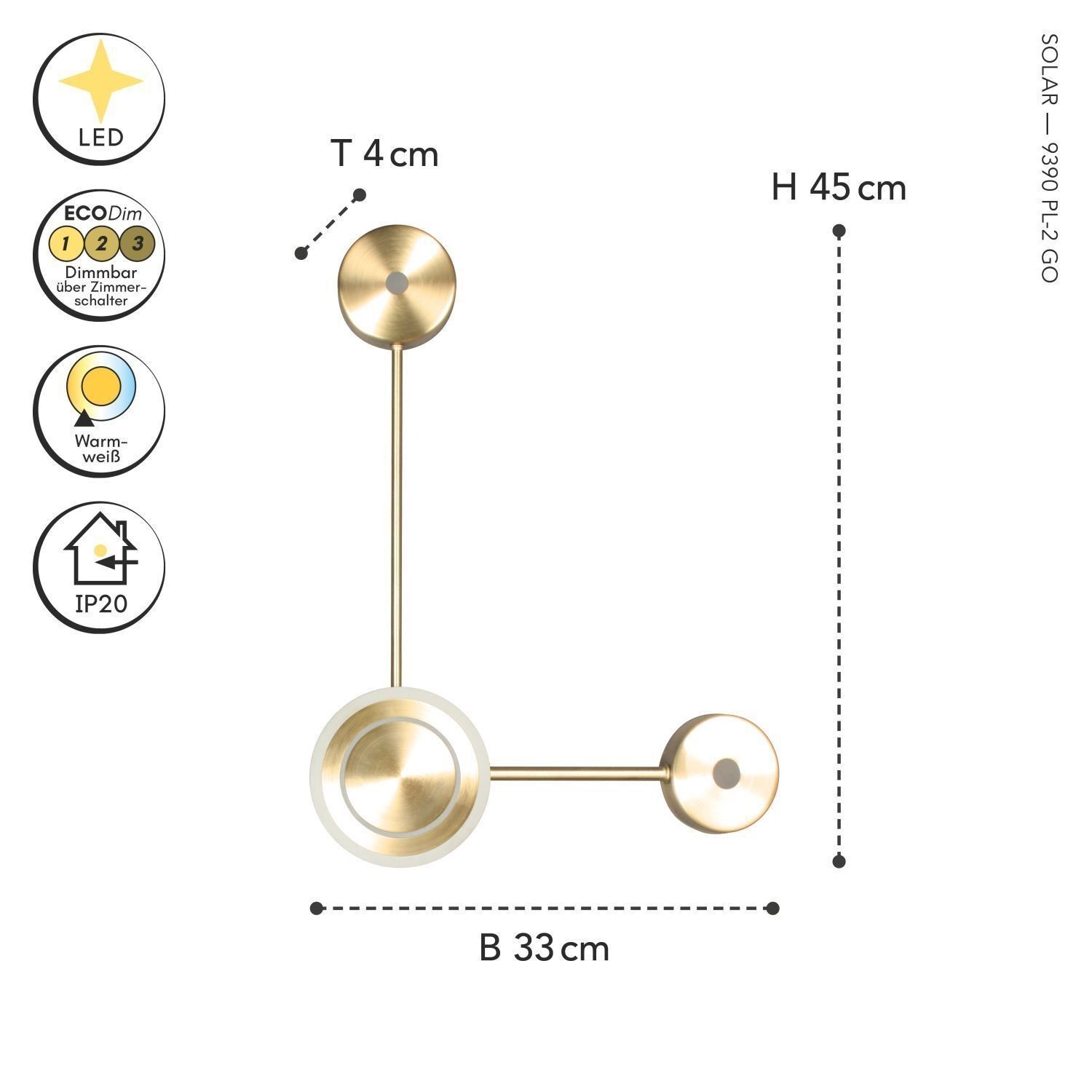 wandlampe-wohnzimmer-esszimmer-schlafzimmer-flur-innen-metall-kunststoff-modern-minimalistisch-3-flammig-dimmbar-gold-weiss-le127846-4 Wandleuchte, Gold, Halbkreis-Design, LED, Decken-/Wandleuchte